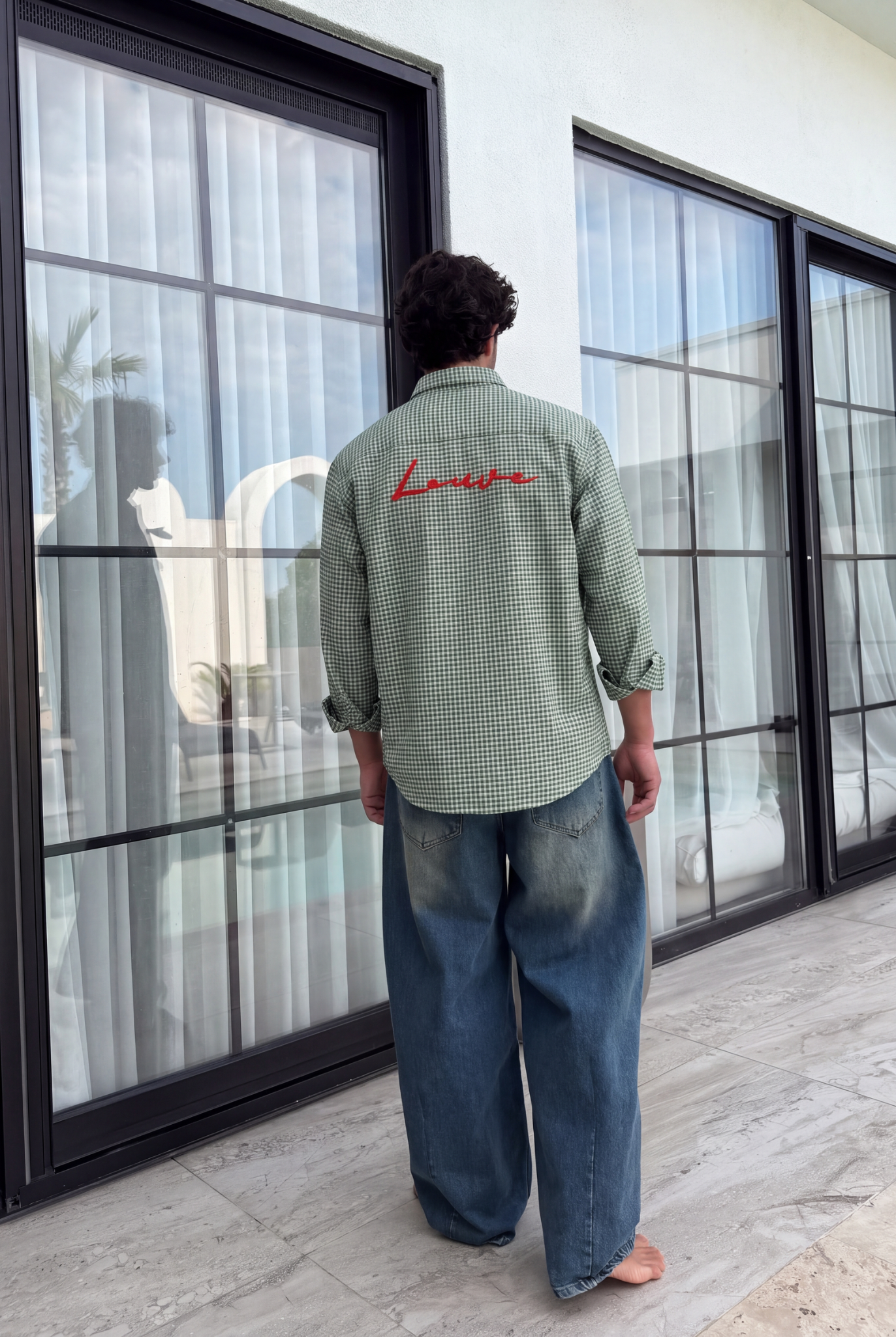 Pistachio Creme Oversized Shirt view 3