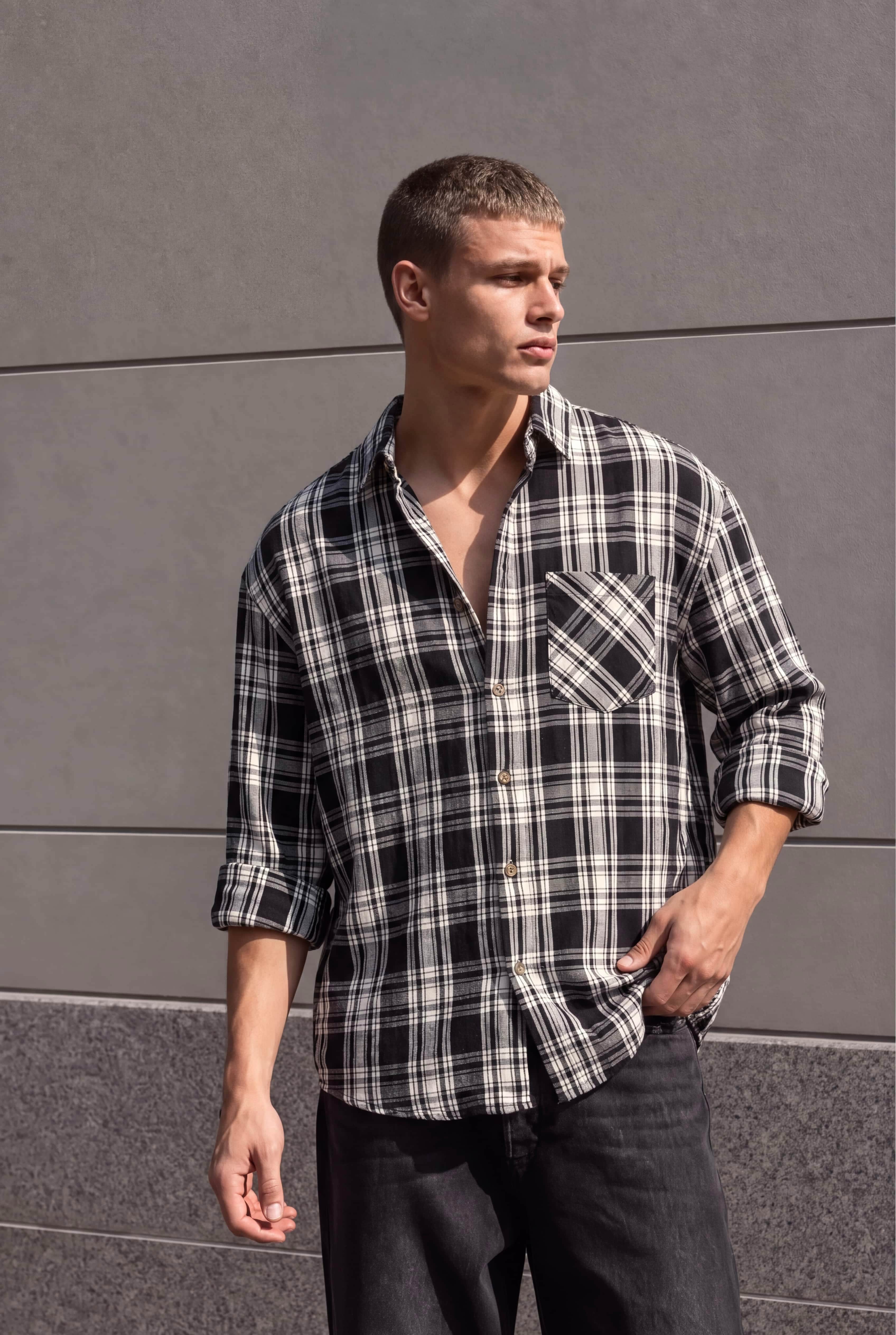 Yin Yang Check Shirt